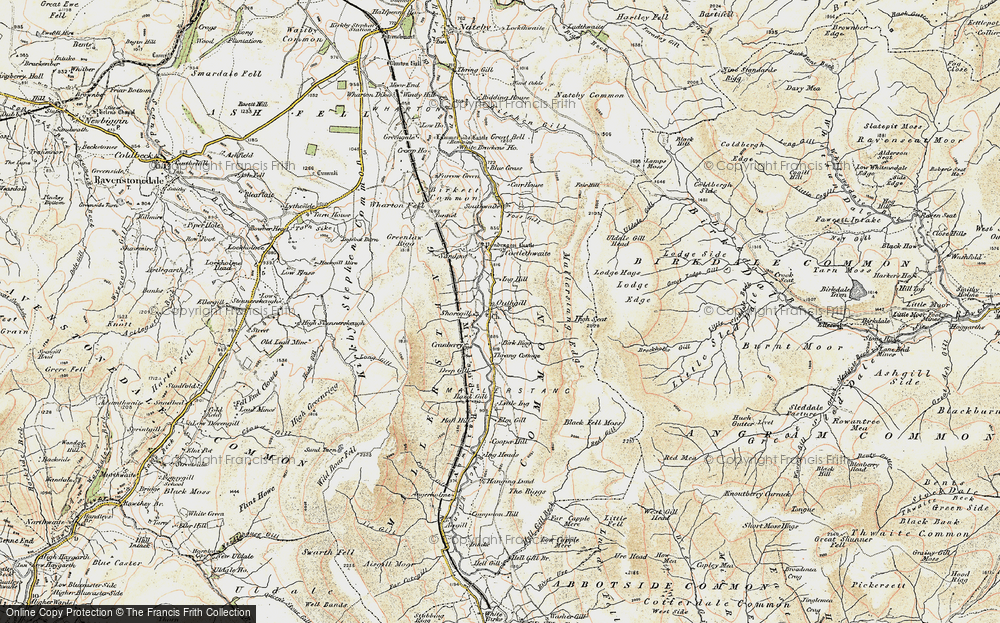 Old Map of Historic Map covering Little Ing Fm in 1903-1904