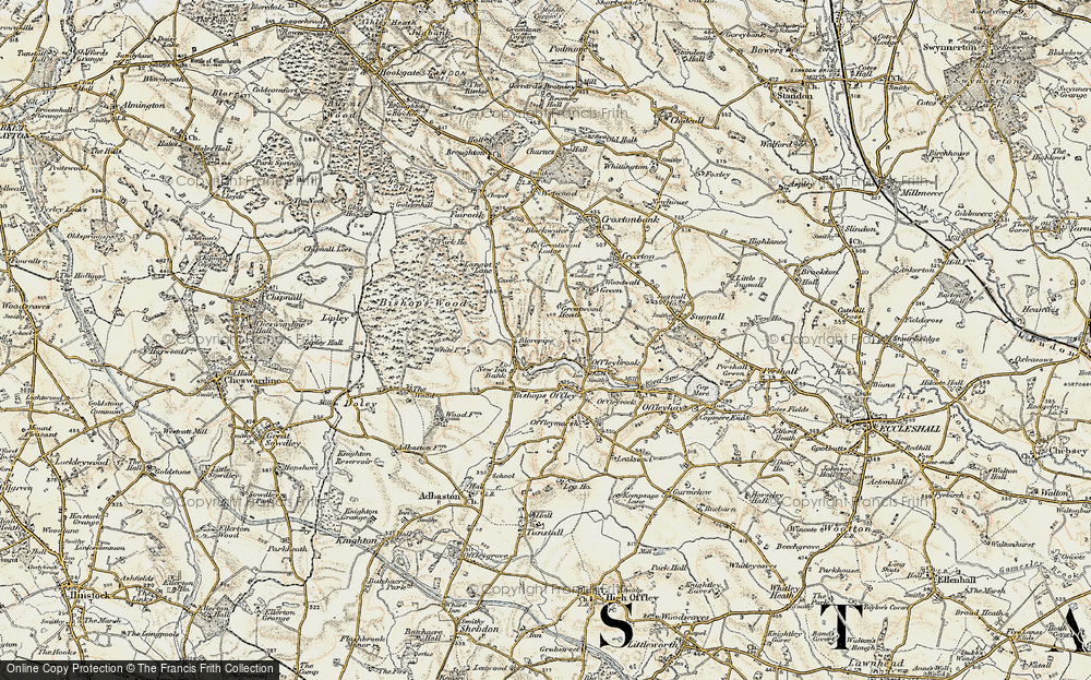 Old Map of Outlands, 1902 in 1902
