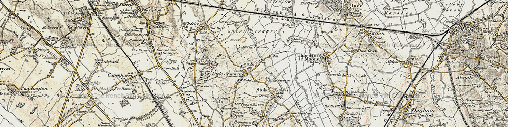 Old map of Outlet Village in 1902-1903