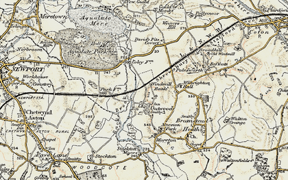 Old map of Windmill Bank in 1902