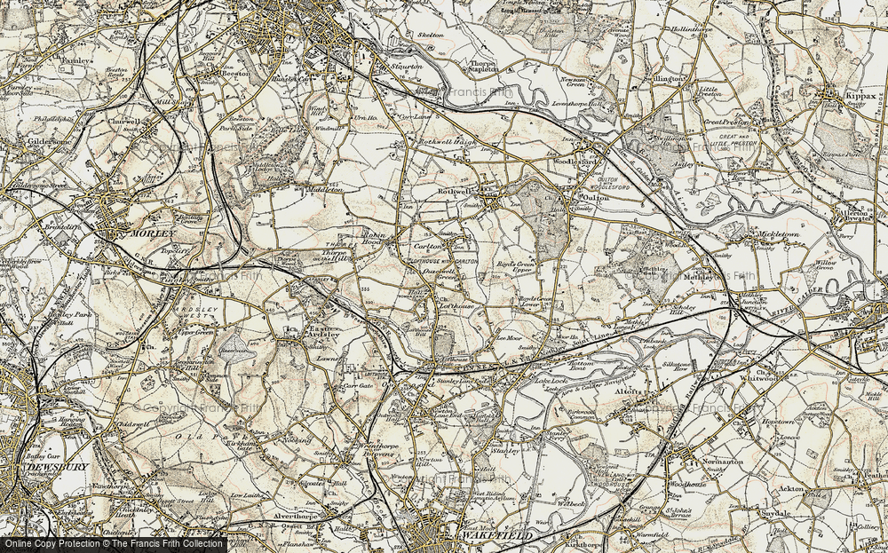 Old Map of Ouzlewell Green, 1903 in 1903