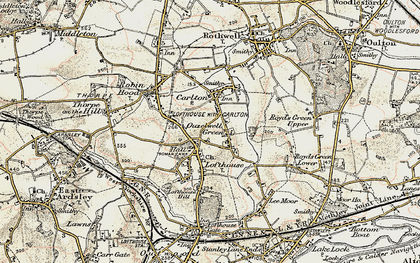 Old map of Ouzlewell Green in 1903