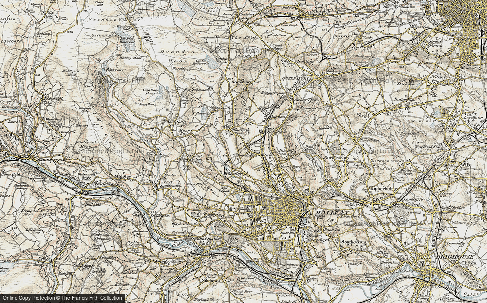Old Map of Ovenden, 1903 in 1903