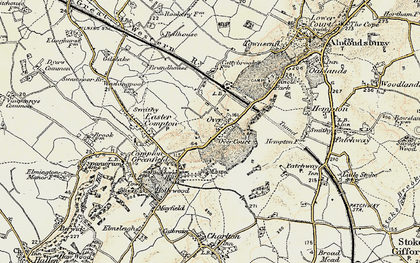 Old map of Over in 1899