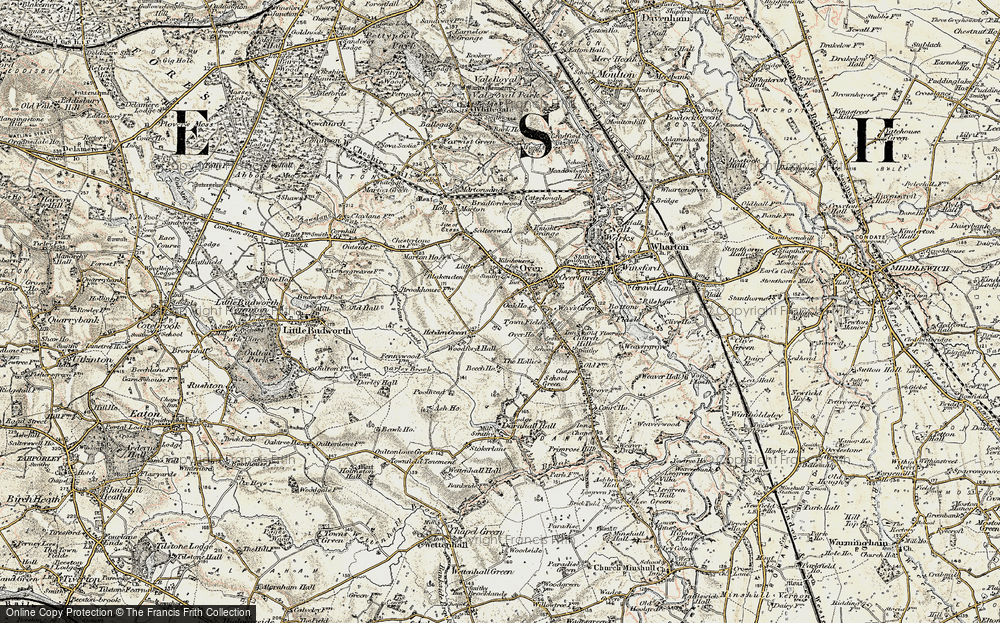 Old Map of Over, 1902-1903 in 1902-1903
