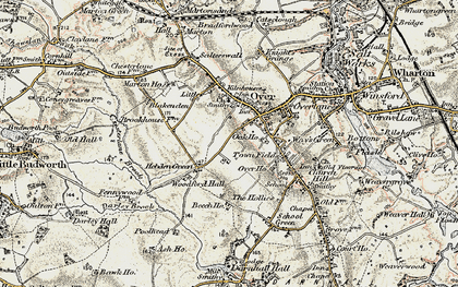 Old map of Over in 1902-1903