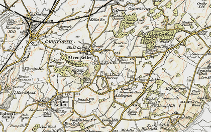 Old map of Addington in 1903-1904