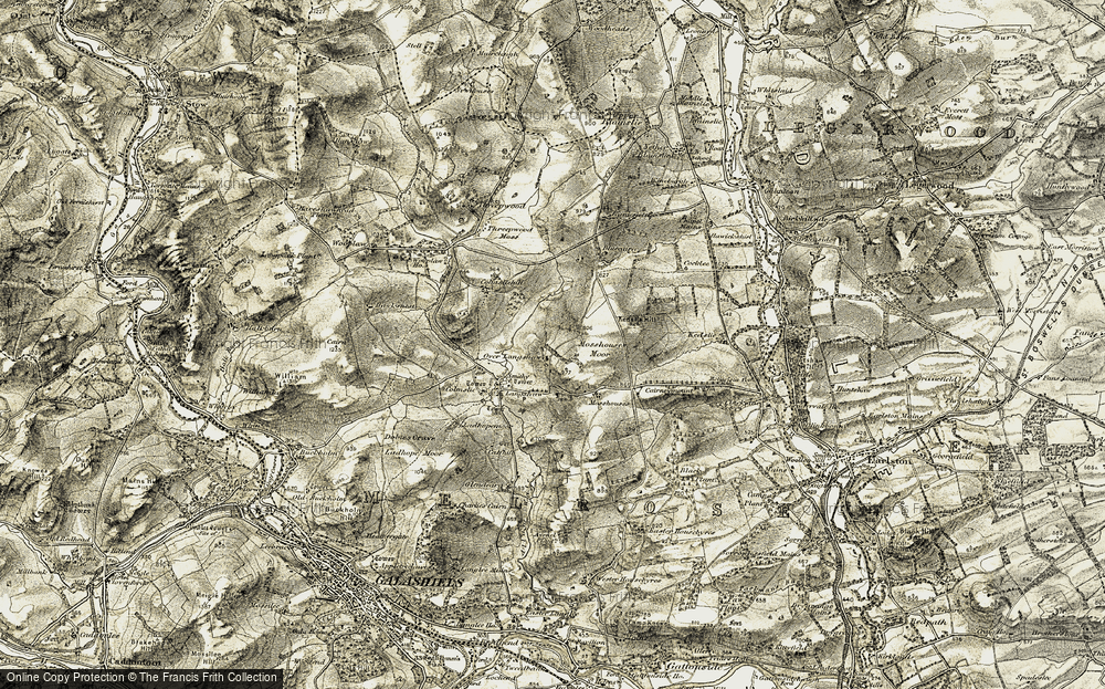 Old Map of Over Langshaw, 1901-1904 in 1901-1904