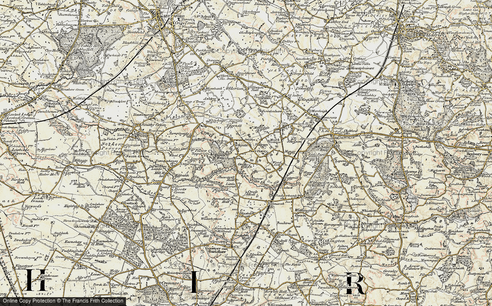 Old Map of Over Peover, 1902-1903 in 1902-1903