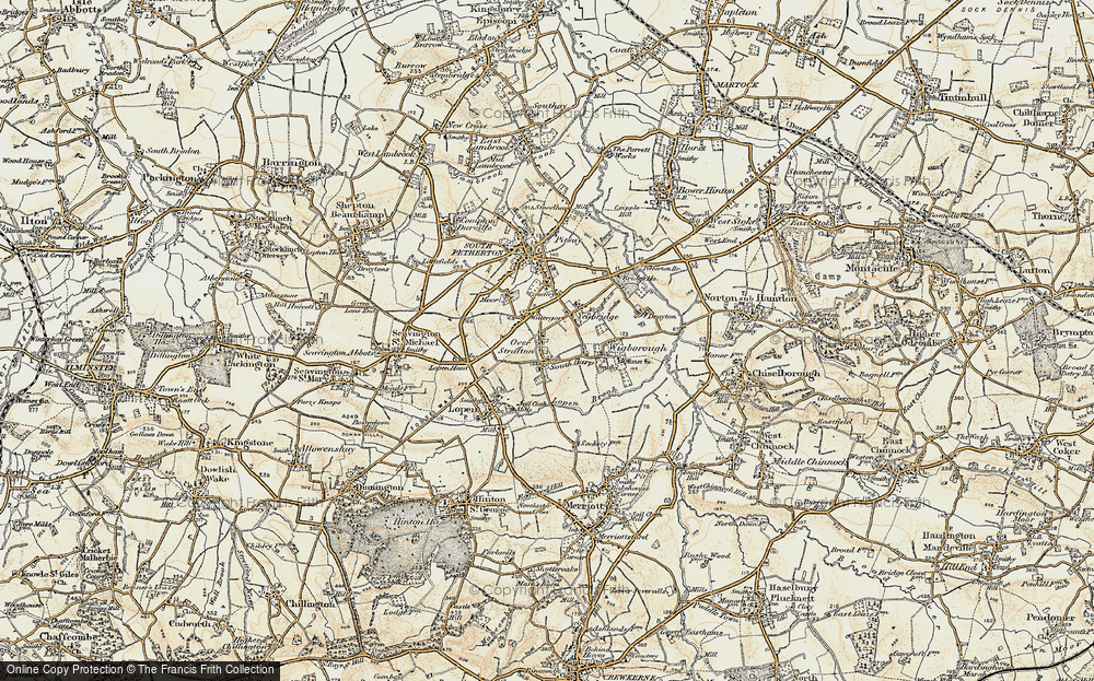 Old Map of Over Stratton, 1898-1900 in 1898-1900