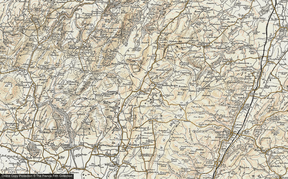 Old Map of Overs, 1902-1903 in 1902-1903