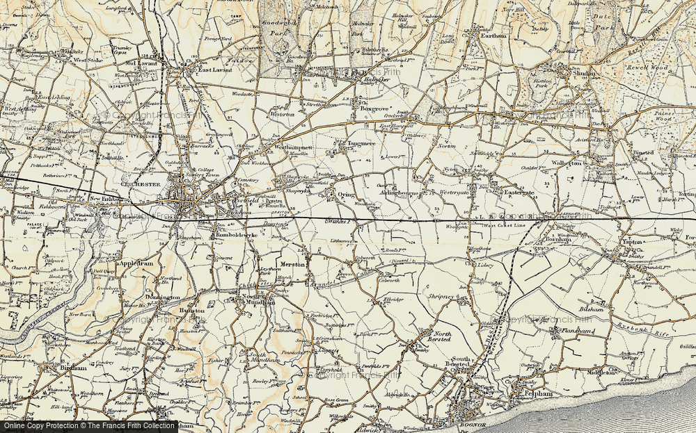 Old Map of Oving, 1897-1899 in 1897-1899