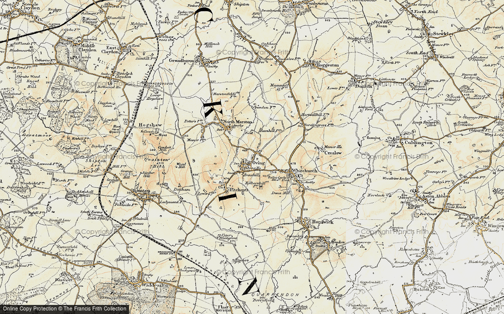 Old Map of Oving, 1898 in 1898
