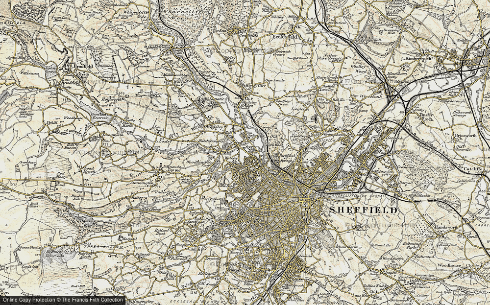 Old Map of Owlerton, 1903 in 1903