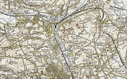 Old map of Owlet in 1903-1904