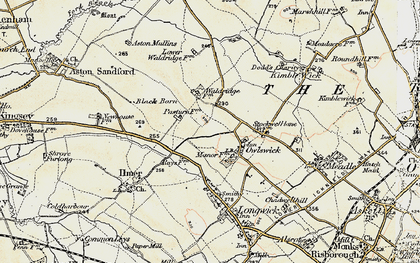 Old map of Owlswick in 1898