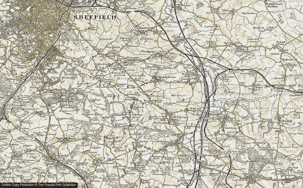 Old Map of Owlthorpe, 1902-1903 in 1902-1903