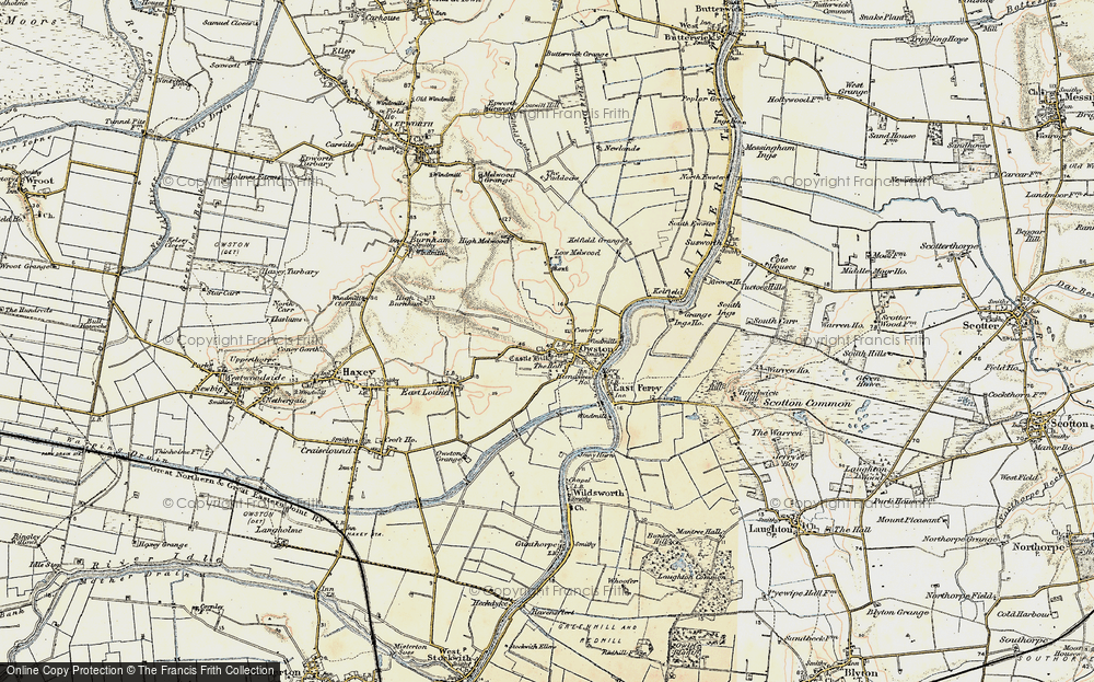 Old Map of Owston Ferry, 1903 in 1903