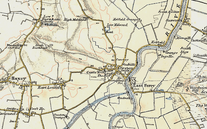 Old map of Owston Ferry in 1903