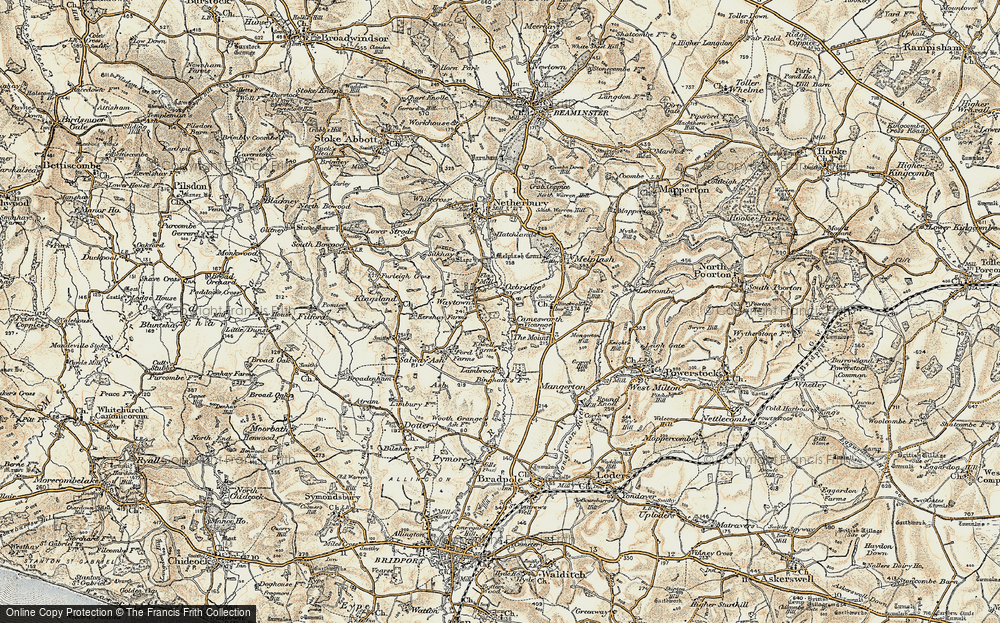 Old Map of Oxbridge, 1898-1899 in 1898-1899