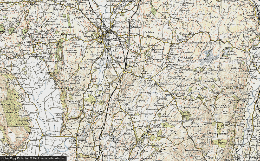 Old Map of Oxenholme, 1903-1904 in 1903-1904