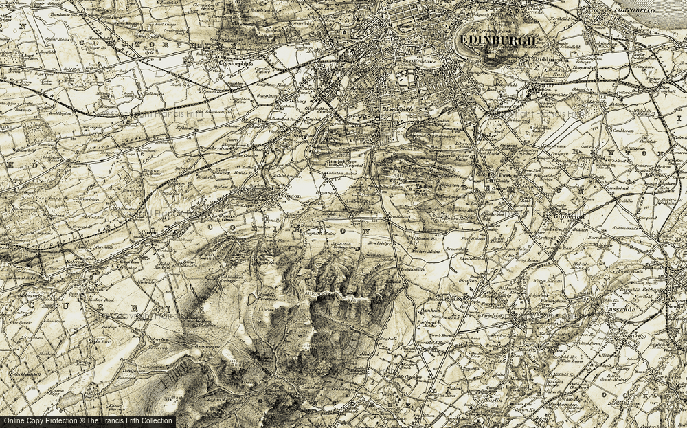 Old Map of Oxgangs, 1903-1904 in 1903-1904