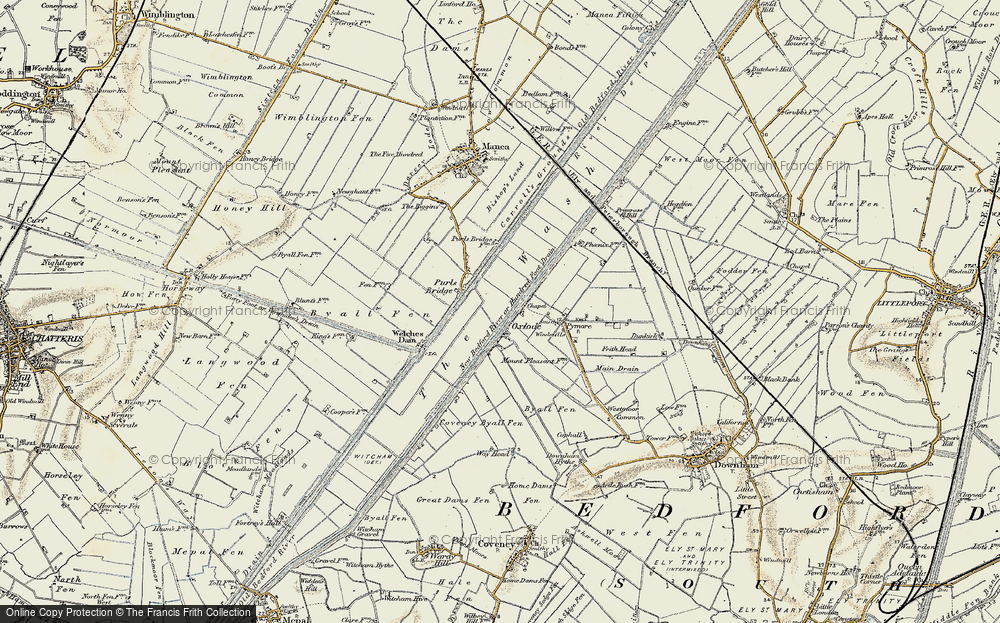 Old Map of Oxlode, 1901 in 1901