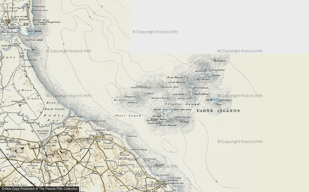 Old Map of Oxscar, 1901-1903 in 1901-1903