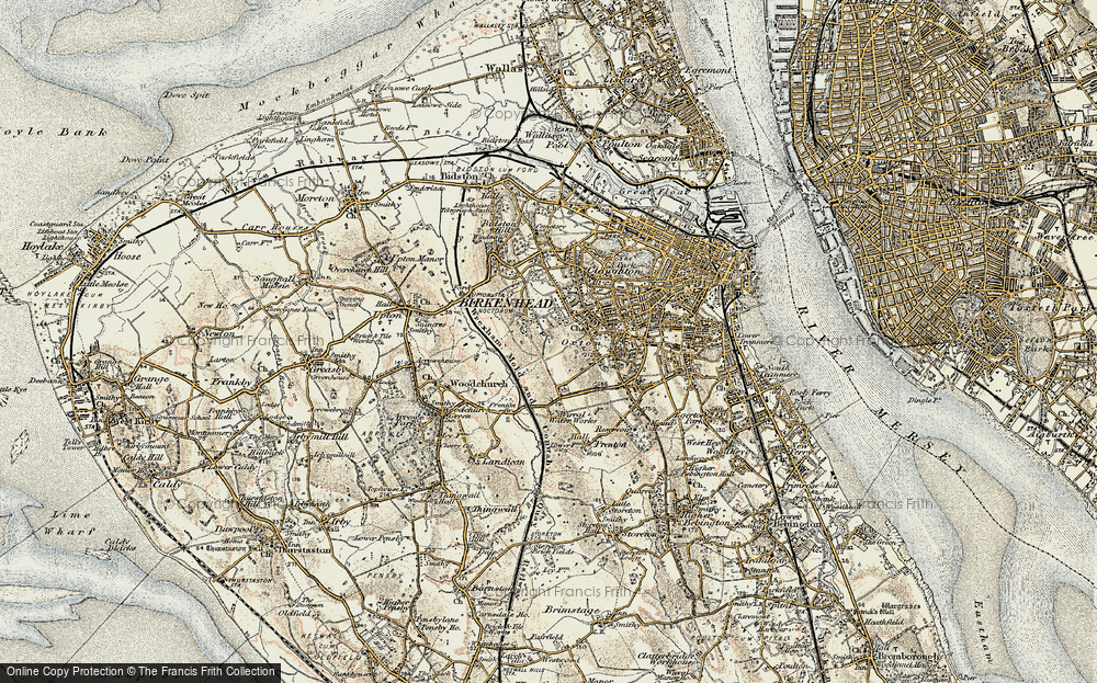 Old Map of Oxton, 1902-1903 in 1902-1903