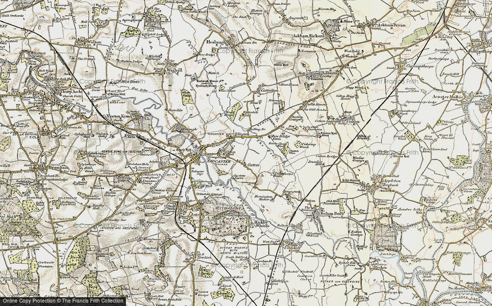 Old Map of Oxton, 1903 in 1903