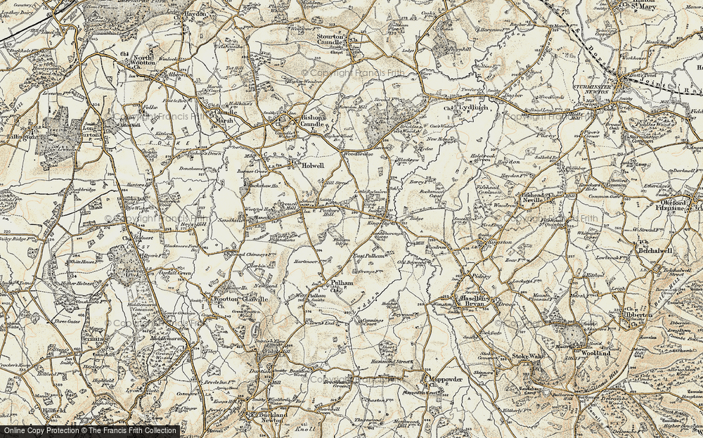 Old Map of Packers Hill, 1897-1909 in 1897-1909
