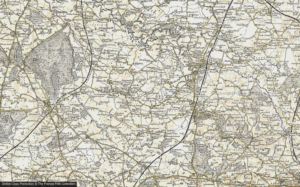 Old Map of Paddockhill, 1902-1903 in 1902-1903