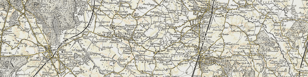 Old map of Paddockhill in 1902-1903