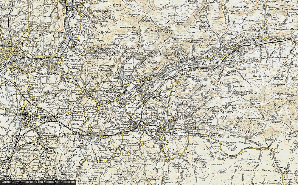 Old Map of Historic Map covering Bettenhill in 1903
