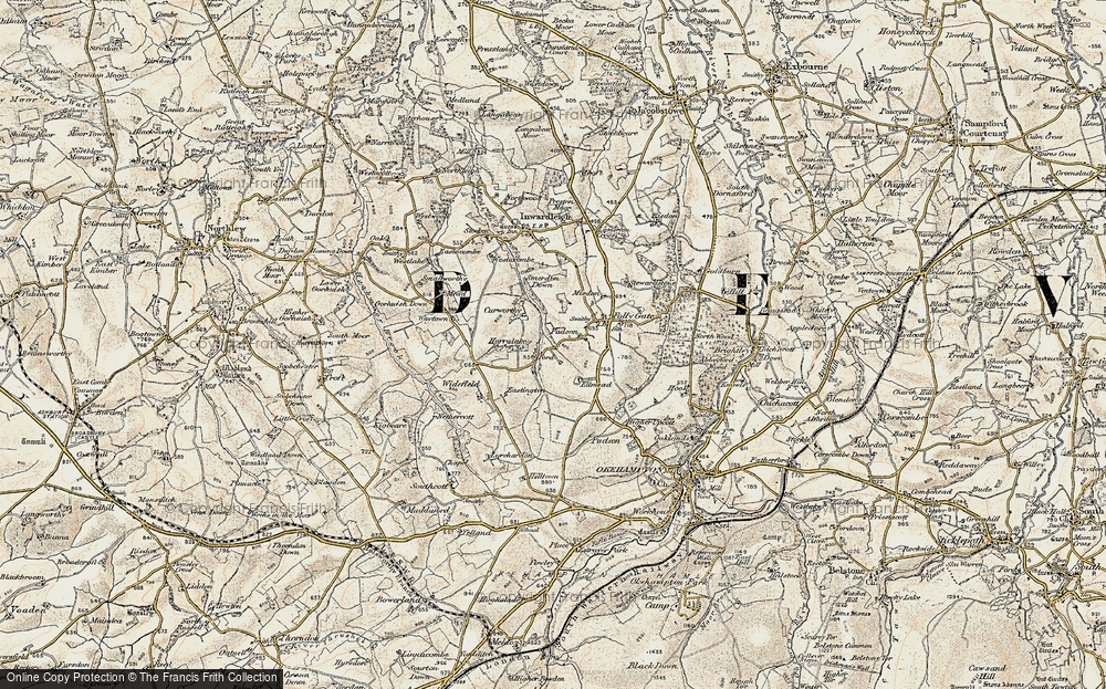 Old Map of Padson, 1899-1900 in 1899-1900