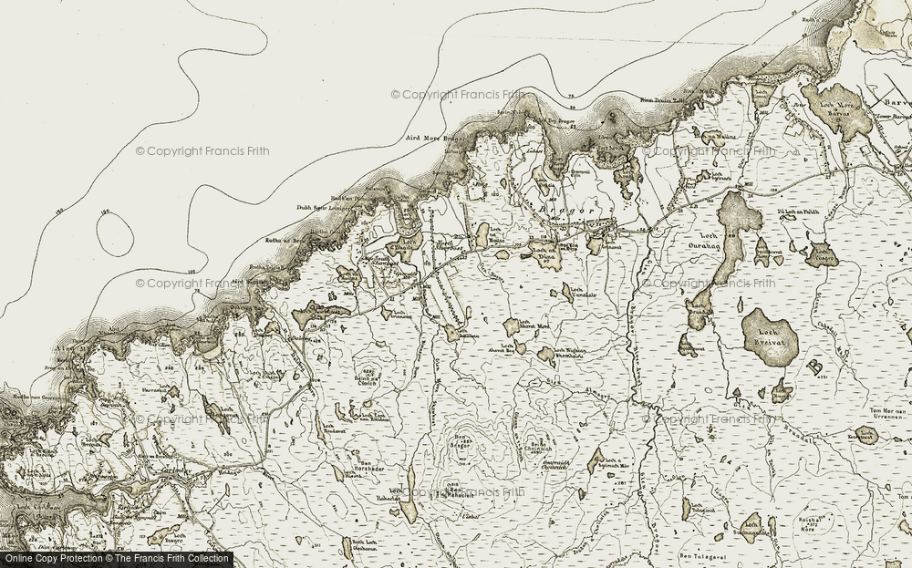 Old Map of Pairc Shiaboist, 1911 in 1911