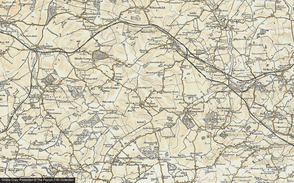 Old Map of Pale Green, 1898-1901 in 1898-1901
