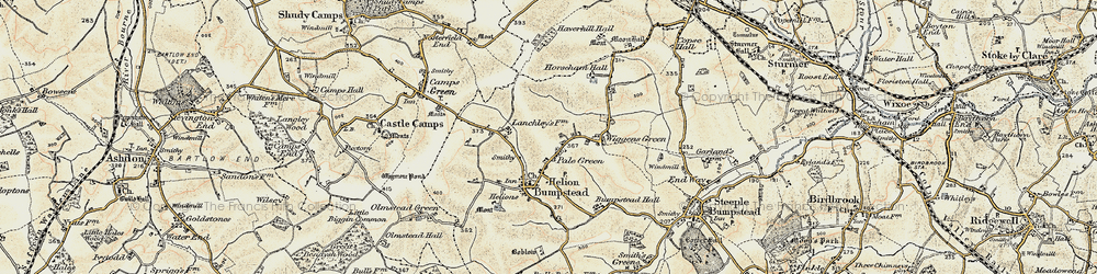 Old map of Pale Green in 1898-1901