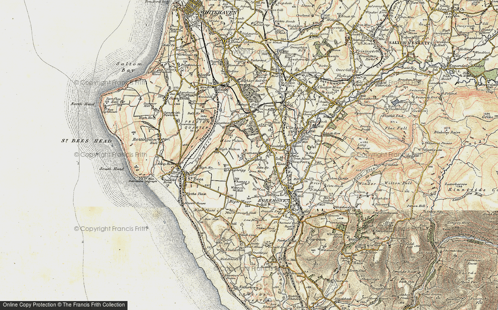Old Map of Pallaflat, 1903-1904 in 1903-1904