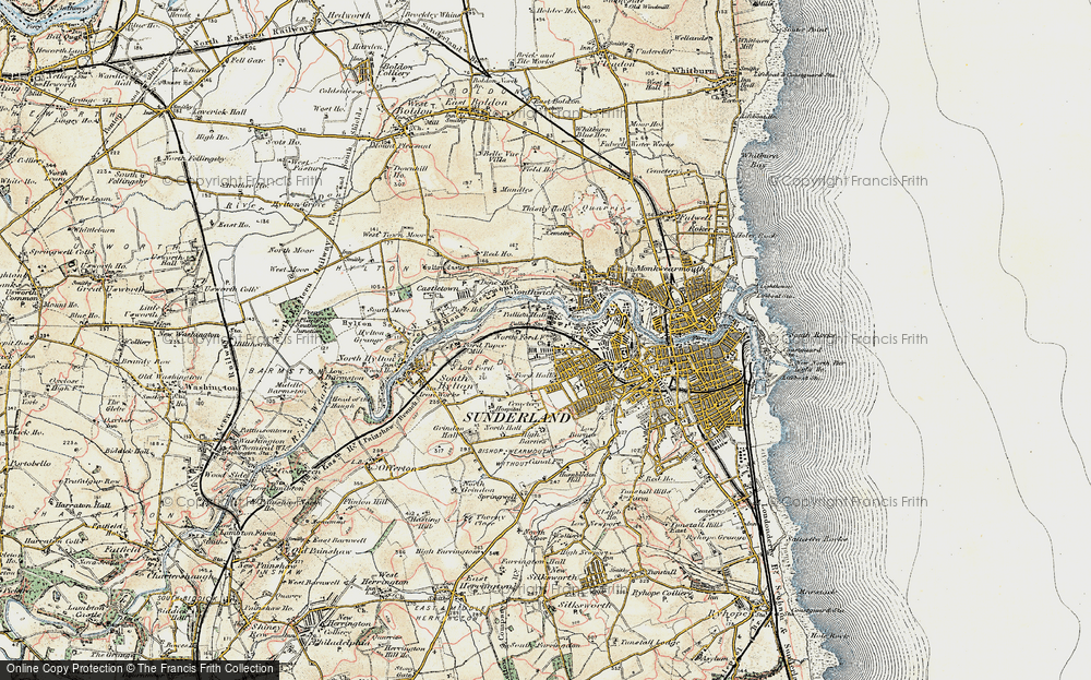 Old Map of Pallion, 1901-1904 in 1901-1904