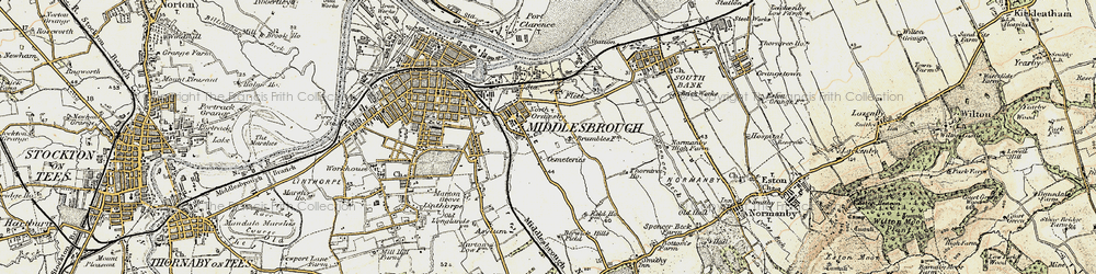 Old map of Pallister in 1903-1904