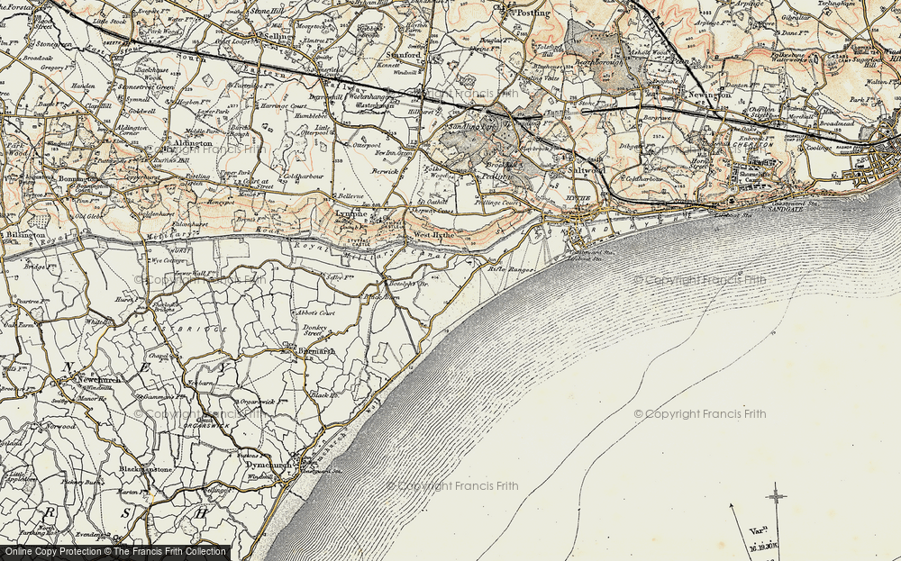 Old Map of Palmarsh, 1898-1899 in 1898-1899