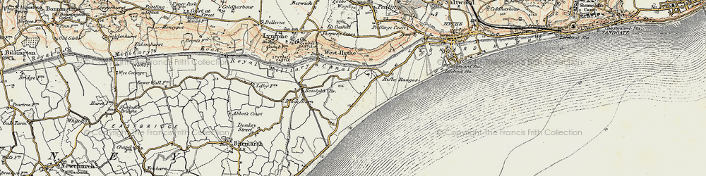 Old map of Palmarsh in 1898-1899
