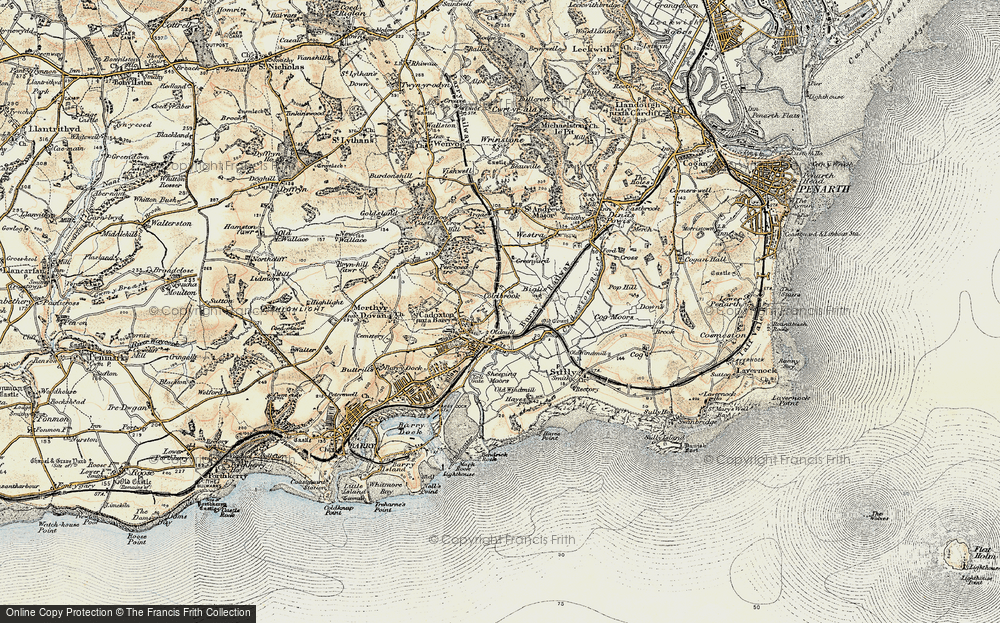 Old Map of Palmerstown, 1899-1900 in 1899-1900