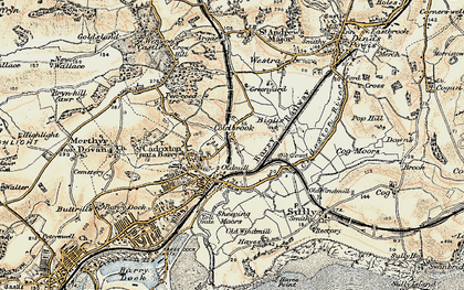Old map of Palmerstown in 1899-1900