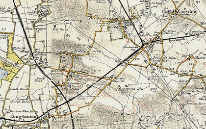 Old map of Benton Square in 1901-1903