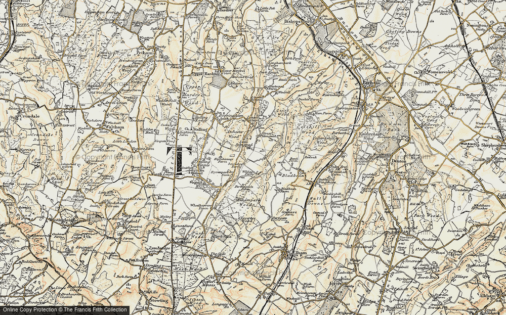Old Map of Palmstead, 1898-1899 in 1898-1899