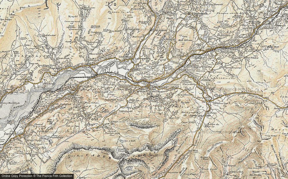 Old Map of Pandy, 1902-1903 in 1902-1903