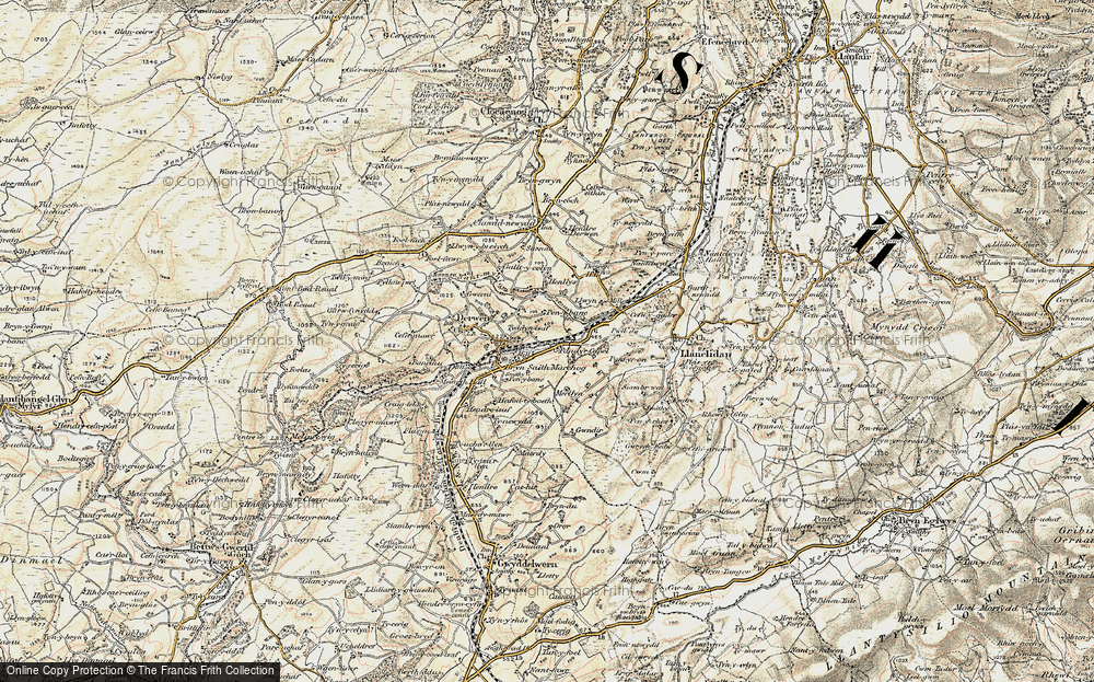 Old Map of Pandy'r Capel, 1902-1903 in 1902-1903