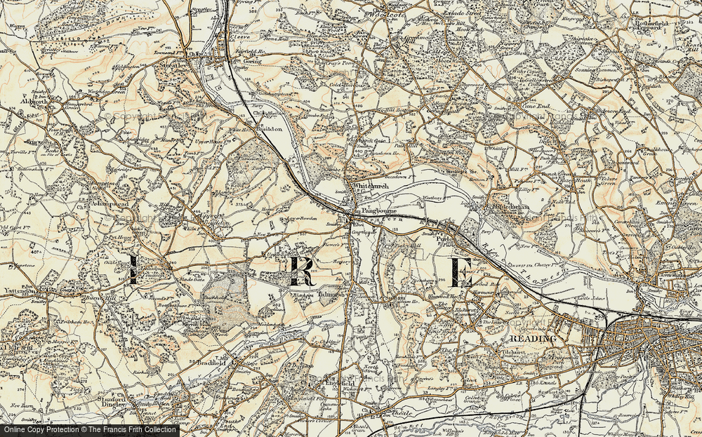 Old Map of Pangbourne, 1897-1900 in 1897-1900